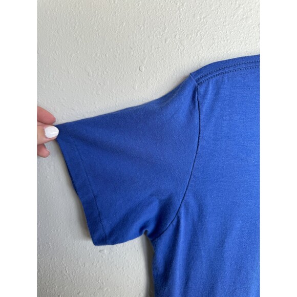 REAL VINTAGE 1980s  Superman T-shirt Blue DC Universe Medium - Picture 6 of 7